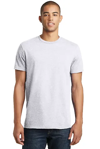 District Young Mens Concert Tee DT5000 White Heather front view