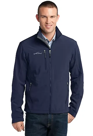 Eddie Bauer Soft Shell Jacket EB530 River Blue front view