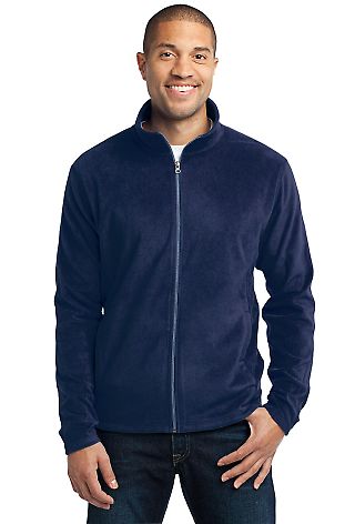 Port Authority Microfleece Jacket F223 in True navy front view