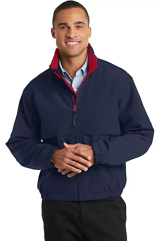 Port Authority Legacy153 Jacket J764 Dark Navy/Red front view