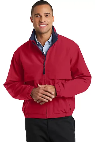 Port Authority Legacy153 Jacket J764 Red/Dark Navy front view