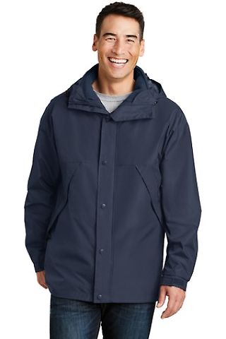 Port Authority 3 in 1 Jacket J777 in Navy/navy front view