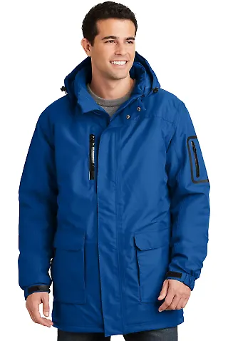 Port Authority Heavyweight Parka J799 Royal front view