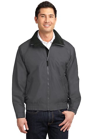 Port Authority Competitor153 Jacket JP54 Dp Smoke/Black front view