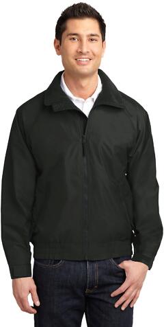 Port Authority Competitor153 Jacket JP54 in Tr black/tr bk front view
