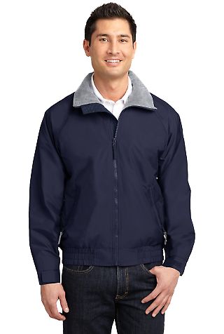 Port Authority Competitor153 Jacket JP54 Tr Navy/Gr Hth front view