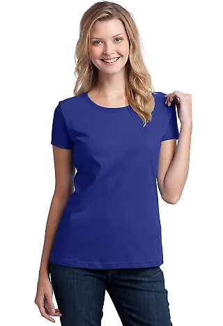 Fruit of the Loom Ladies Heavy Cotton HD153 100 Co Royal front view