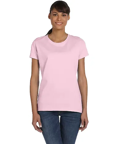 Fruit of the Loom Ladies Heavy Cotton HD153 100 Co Classic Pink front view