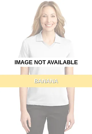 Port Authority Ladies Rapid Dry153 Polo L455 Banana front view