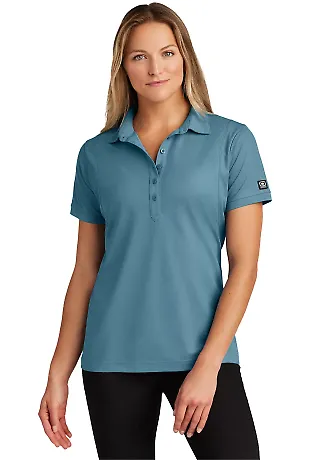 LOG101 OGIO Jewel Polo  in Bluemist front view