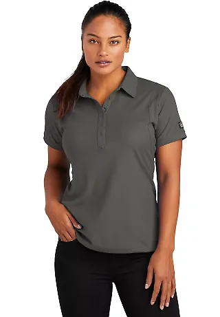 LOG101 OGIO Jewel Polo  in Rogue grey front view