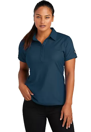 LOG101 OGIO Jewel Polo  in Spar blue front view