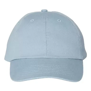 Valucap VC300 Adult Washed Dad Hat Baby Blue front view