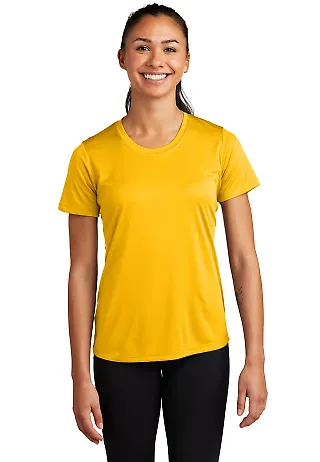 Sport Tek Ladies Competitor153 Tee LST350 in Gold front view
