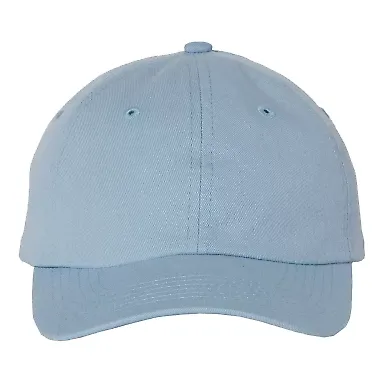 Valucap VC300Y Washed Twill Women/Youth Dad Hat Baby Blue front view