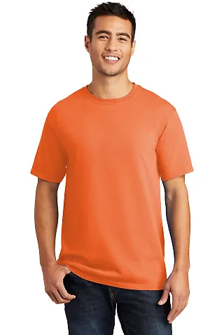 Port & Company Essential Pigment Dyed Tee PC099 Cantaloupe front view