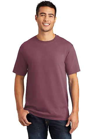 Port & Company Essential Pigment Dyed Tee PC099 in Wineberry front view