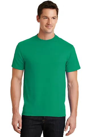 Port Company 5050 CottonPoly T Shirt PC55 in Kelly front view