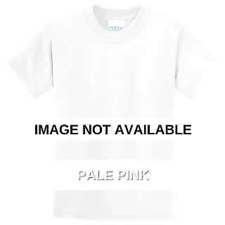 Port & Company Youth 5050 CottonPoly T Shirt PC55Y Pale Pink front view