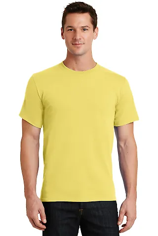 Port & Company Essential T Shirt PC61 Yellow front view