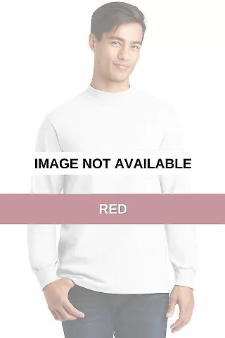 Port & Company Mock Turtleneck PC61M Red front view