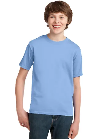 Port & Company Youth Essential T Shirt PC61Y Light Blue front view