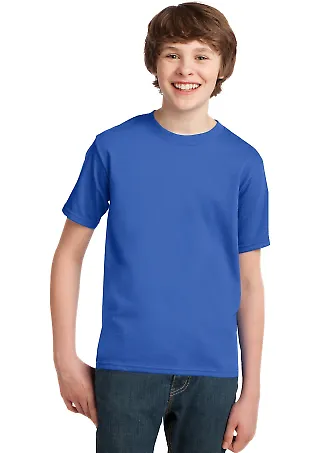 Port & Company Youth Essential T Shirt PC61Y Royal front view