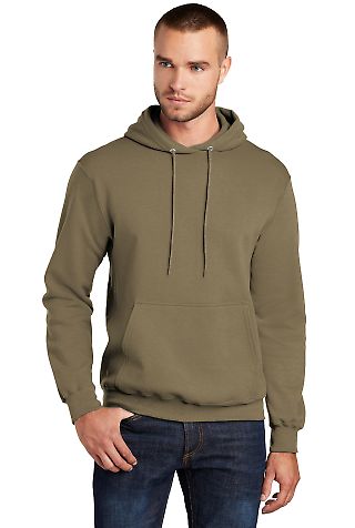Port  Company Classic Pullover Hooded Sweatshirt P Coyote Brown