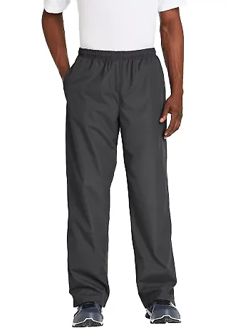 Sport Tek Wind Pant PST74 in Graphite grey front view