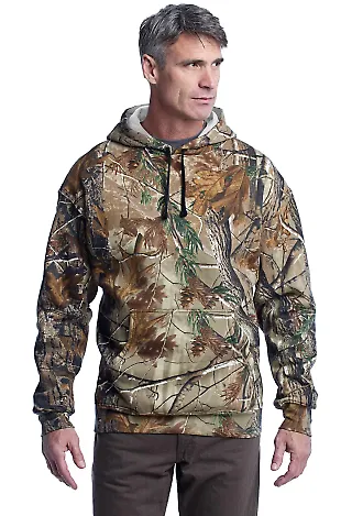 Russell Outdoors Realtree Pullover Hooded Sweatshi in Real tree ap front view