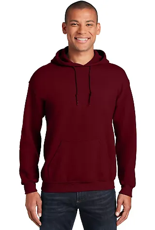 Gildan 18500 Heavyweight Blend Hooded Sweatshirt GARNET front view