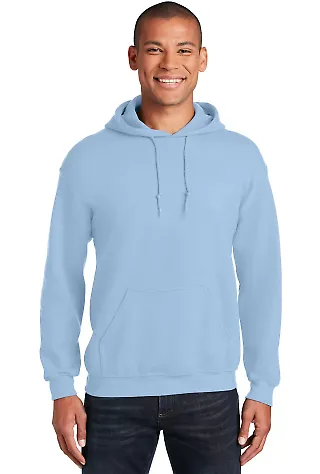 Gildan 18500 Heavyweight Blend Hooded Sweatshirt in Light blue front view