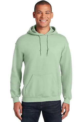 Gildan 18500 Heavyweight Blend Hooded Sweatshirt in Mint green front view