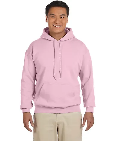 Gildan 18500 Heavyweight Blend Hooded Sweatshirt in Light pink front view
