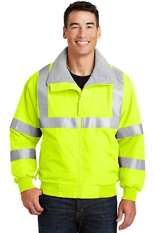Port Authority Safety Challenger153 Jacket with Re in Safety yellow front view