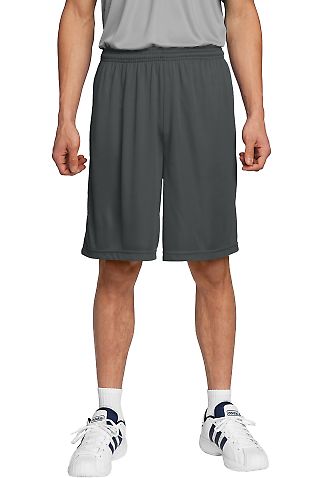 Sport Tek Competitor153 Shorts ST355 in Iron grey front view