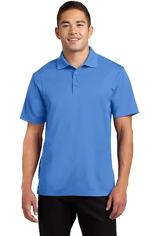 Sport Tek Micropique Sport Wick Polo ST650 in Blue lake front view
