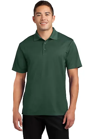 Sport Tek Micropique Sport Wick Polo ST650 in Forest green front view