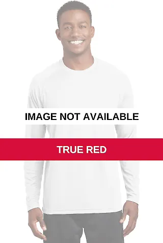 Sport Tek Dry Zone153 Long Sleeve Raglan T Shirt T True Red front view