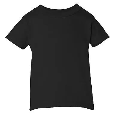 3401 Rabbit Skins® Infant T-shirt BLACK front view