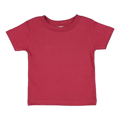 3401 Rabbit Skins® Infant T-shirt GARNET front view