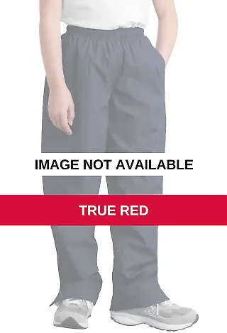 Sport Tek Youth Wind Pant YPST74 True Red front view