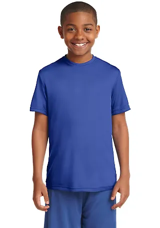 Sport Tek Youth Competitor153 Tee YST350 in True royal front view