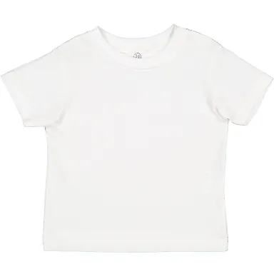 3301J Rabbit Skins® Juvy/Toddler T-shirt White front view