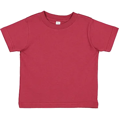 3301J Rabbit Skins® Juvy/Toddler T-shirt Garnet front view