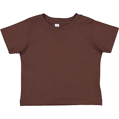 3301J Rabbit Skins® Juvy/Toddler T-shirt Brown front view