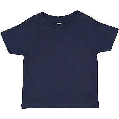 3301J Rabbit Skins® Juvy/Toddler T-shirt Navy front view