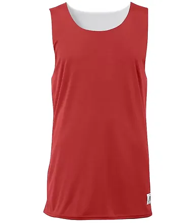 2129 Badger Youth Reverse Tank Red/ White front view