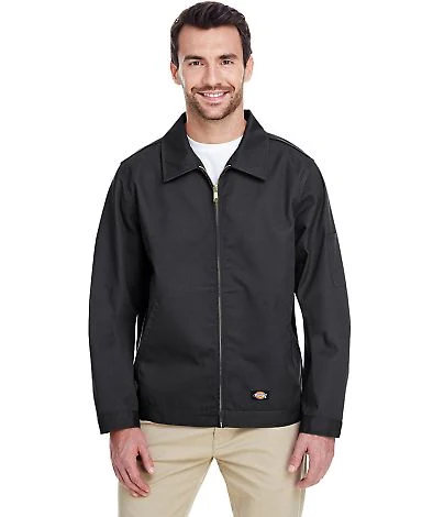 Dickies JT75 Eisenhower Classic Unlined Jacket in Black front view