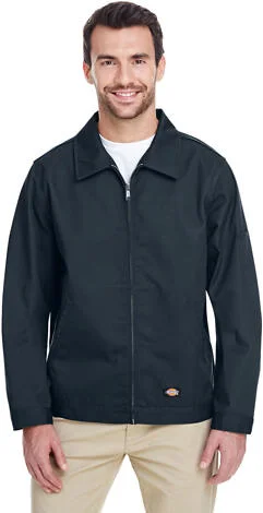 Dickies JT75 Eisenhower Classic Unlined Jacket in Dark navy front view